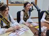 Soberanas da 43ª Oktoberfest visitam a Rádio Cedro