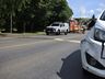Ciclista fica ferido em acidente no centro de São Miguel