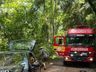 Colisão frontal entre carro e caminhão deixa mulher ferida em Cunha Porã
