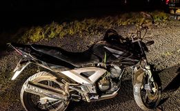 Atropelamento de cachorro deixa motociclista ferido em Guaraciaba