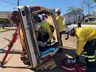 VÍDEO: Bombeiros de Campo Erê fazem simulação de acidente de trânsito 