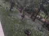 Temporal com granizo atinge municípios da região Extremo Oeste