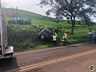 Idoso fica ferido em saída de pista na SC 386, em Iporã do Oeste
