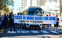 APAE promove Caminhada da Autodefensoria em São Miguel do Oeste