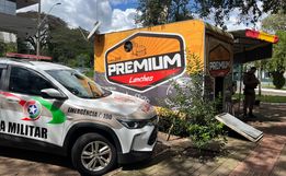 Criminosos furtam dinheiro e bebidas de trailer no centro de SMO 