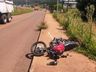 Homem fica ferido em acidente entre caminhão e moto em São José do Cedro