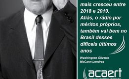 Publicitário Washington Olivetto fala sobre a importância do rádio para a publicidade 
