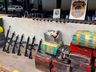 PF apreende grande quantidade de maconha e armas no Paraná