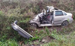 Uma morte e duas vítimas gravemente feridas em acidente entre Campo Erê e Marmeleiro