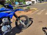 Ciclista fica ferido ao colidir contra motocicleta em São José do Cedro
