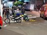 VÍDEO: Colisão no centro deixa homem ferido em São Miguel do Oeste