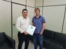 Prefeito de Guaraciaba participa de audiência junto à Funasa
