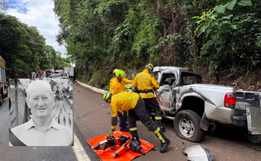 Quem era o homem que morreu em acidente com oito veículos na BR-282