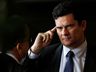 Ex-ministro Sérgio Moro presta depoimento à Polícia Federal neste sábado 