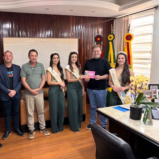 São José do Cedro recebe convite para a Expo Palma Sola 2025