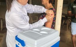 Campanha de vacinação contra a gripe imuniza mais de 600 pessoas no interior de Guaraciaba