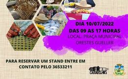 Departamento cultural promove a feira de Artesanato