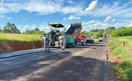 São Miguel do Oeste inicia pavimentação de 2,4 km na Linha Waldemar