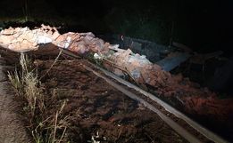 Motorista de caminhão morre em acidente na SC-155