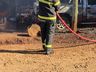 Incêndio em veículo mobiliza bombeiros de Campo Erê