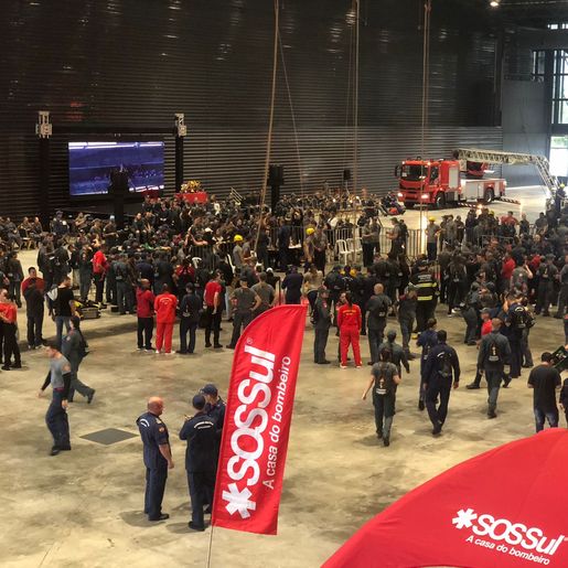 Bombeiros de Campo Erê participam da XX Olimpíada Catarinense de Bombeiros 