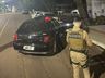 Motorista bate em carros estacionados e foge em São Miguel do Oeste 