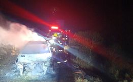 Carro de homem baleado é encontrado incendiado em Itapiranga