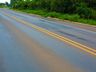 Trecho da BR-163 recém restaurado já apresenta problemas