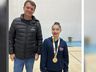 Jovem de 13 anos, conquista ouro na ginástica rítmica do Jesc em São Miguel do Oeste