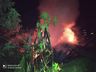 Galpão fica parcialmente destruído por incêndio no interior de Itapiranga