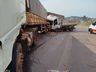 Colisão entre caminhão e carreta deixa um ferido na BR-282 em Maravilha