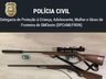 Polícia Civil prende homem por posse de arma de fogo de uso restrito em SMOeste