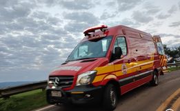 Motociclista sofre ferimentos em queda no interior de Itapiranga
