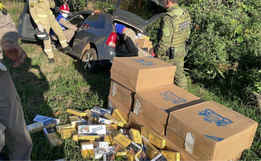 Operação Divisas Integradas apreende cigarros, veículos e prende dois por facilitação de descaminho