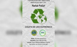 Lions Clube Universidade promove coleta de lixo eletrônico em SMO