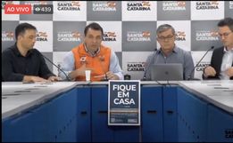 AO VIVO: Governador confirma 40 casos de Coronavírus em SC