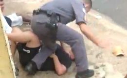 Policial militar é afastado após pisar em barriga de grávida