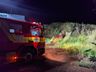 Motorista fica gravemente ferido após capotamento na BR-282 em São Miguel do Oeste