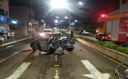 Em fuga no centro da cidade, homem sofre graves ferimentos 