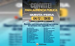 Audiência pública define pavimentações em 26 ruas de Itapiranga