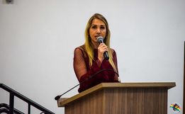 Suplente Franciele Giovanaz toma posse na Câmara de Vereadores