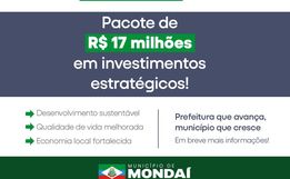 Programa Avança Mondai deve ultrapassar R$17 milhões em investimentos até 2026