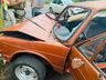 VÍDEO: Carro sai da pista e colide contra árvore na SC 163