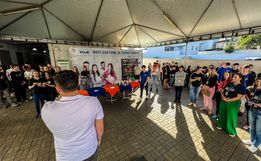 Núcleo Jovem Empreendedor da Acismo realiza palestra na Faculdade Senac