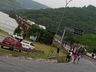 Caminhão cegonha tomba e bloqueia SC - 480, em Chapecó