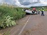 Motorista sofre escoriações em capotamento na SC-160 