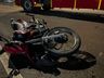 Colisão entre carro e moto deixa homem ferido na Willy Barth, em SMOeste