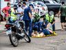 Colisão entre carro e moto deixa mulher ferida na Willy Barth em SMO