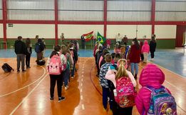 Polícia Militar inicia atividades da Semana da Pátria em colégios de SMOeste