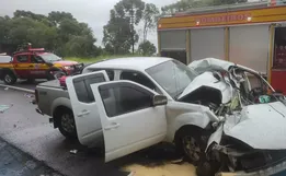 Pai e filho morrem e outros seis ficam feridos em acidente na BR-282 em SC